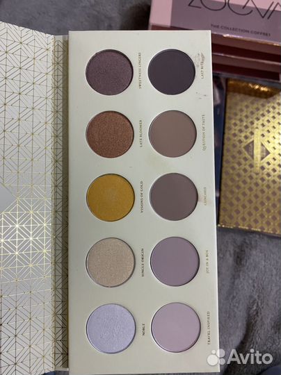 Палитра теней zoeva