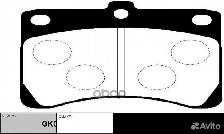 Тормозные колодки ckkk-20 CTR