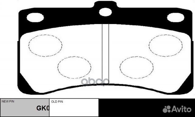 Тормозные колодки ckkk-20 CTR