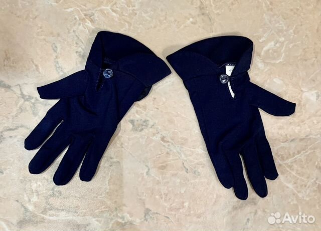 Детские перчатки синие 2-3 года janie and jack