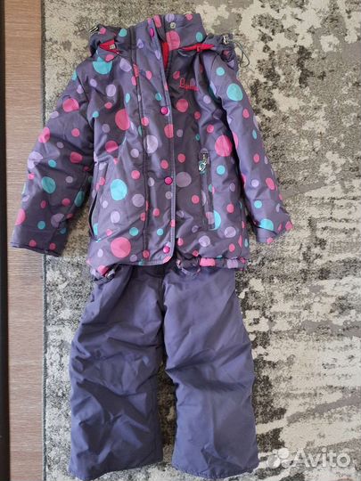 Зимний костюм для девочки 92