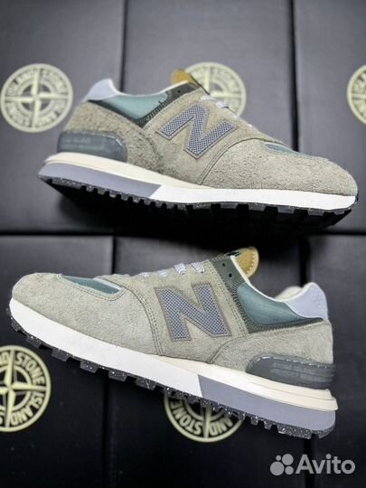 Кроссовки new balance 574 stone island