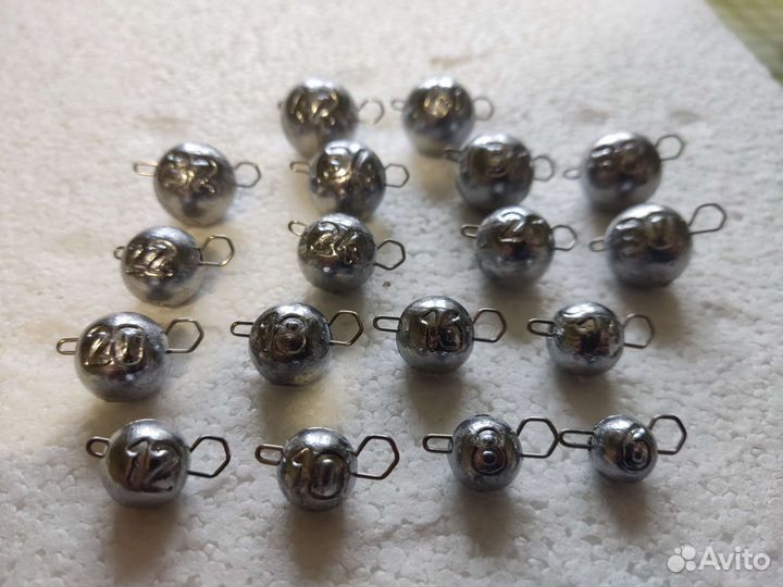 Грузила Чебурашки разборные от 1 гр до 60 гр