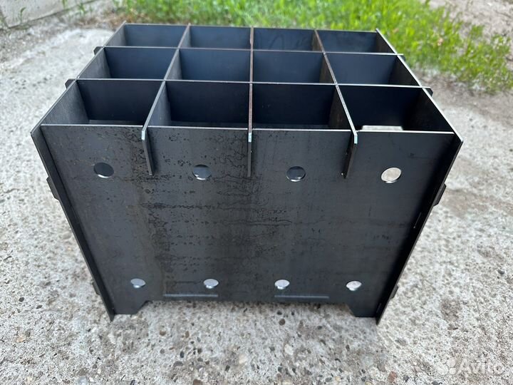 Печь щепочница 2мм 320х250х250мм