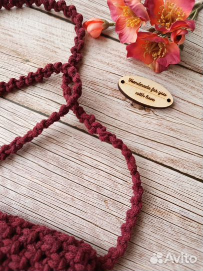 Сумка макраме