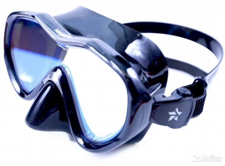 Набор для подводной охоты маска и трубка Десна Bk