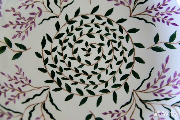 Салатник/блюдо, керамика/ручная работа и роспись