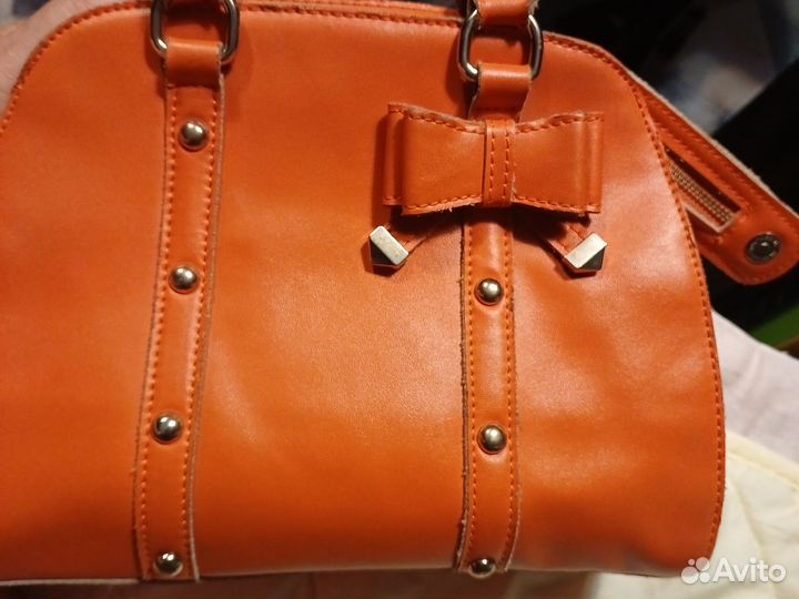 Сумка женская натуральная кожа бу