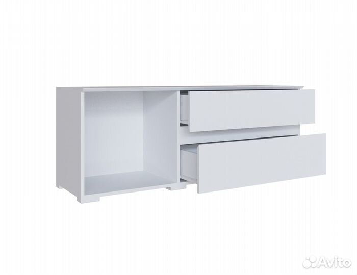 Плейона Тумба тв малая белая