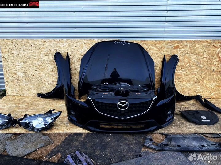 Mazda CX-5 KE ноускат морда крыло бампер капот