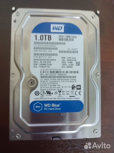 Жесткий Диск WD 1 TB