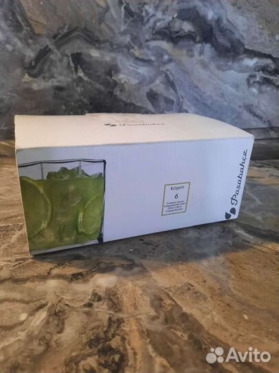 Новый набор стаканов 6 шт