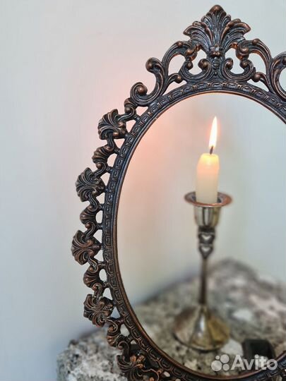 Винтажная рамка бронза