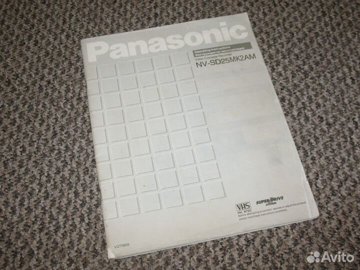 Panasonic NV-HS800EE, AG-4700EY, NV-SD25MK2AM