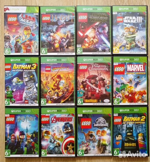 Игры серии Lego на Xbox 360 (коллекция)