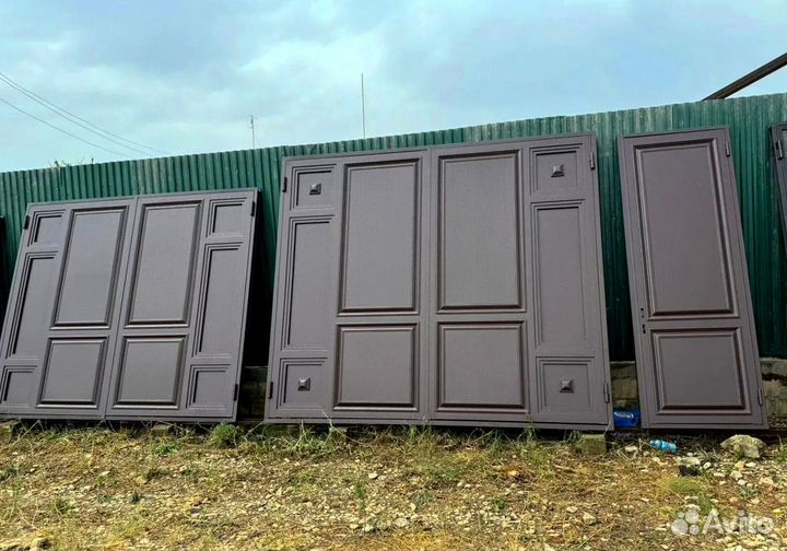 Ворота в Махачкале в дизайне лофт