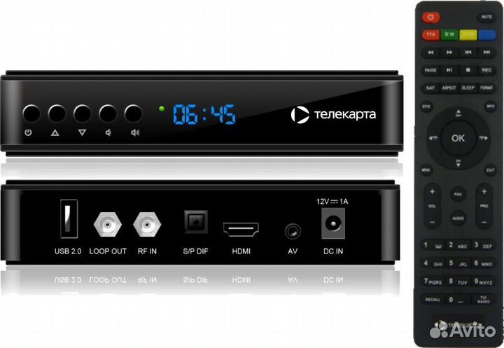 Ресивер EVO 09 HD с картой Телекарта HD
