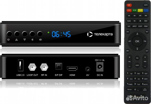Ресивер EVO 09 HD с картой Телекарта HD