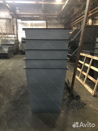 Бак для мусора 8м3, 1.1м3, 0.75 м3 H11121