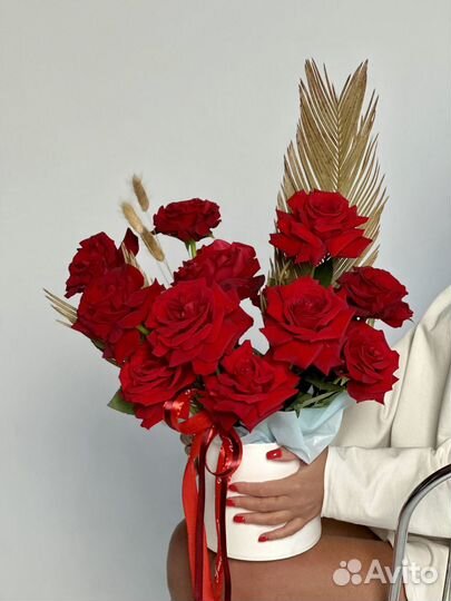 Букет роз, композиция