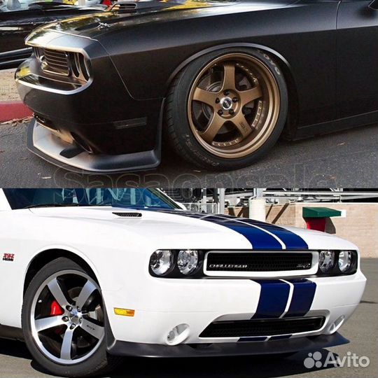 Юбка переднего бампера 2011-2014 Dodge Challenger