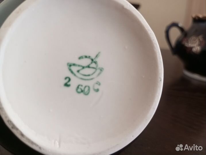 Сахарница, молочник, сервиз, стаканы-сапожки