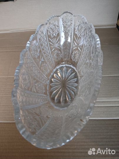 Салатник хрустальный