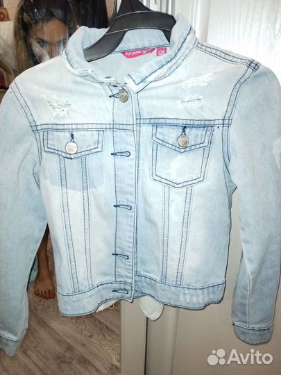 Джинсовка для девочки 128