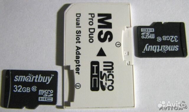 Переходник microSD - MS Pro Duo для PSP Sony