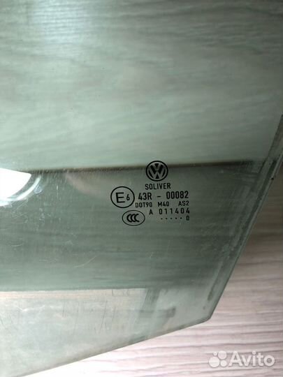 Стекло переднее левое боковое VW Passat B6