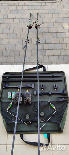 Набор карповый из двух удилищ