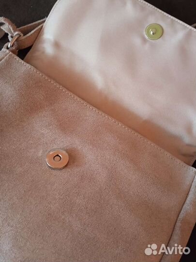 Сумка натуральная замша