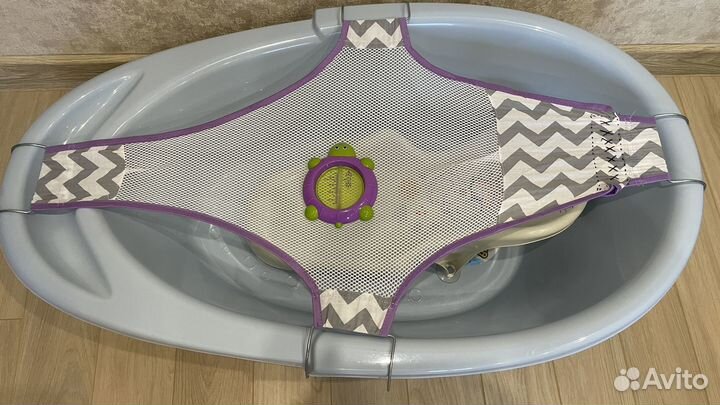 Ванночка для купания в комплекте с гамаком, горкой