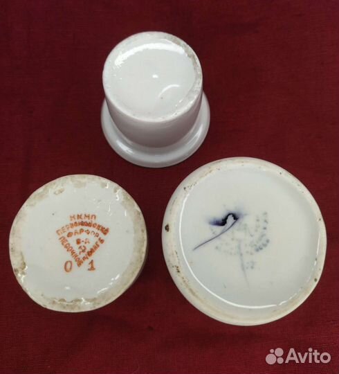 Чернильница непроливайка 1932-46гг 3шт