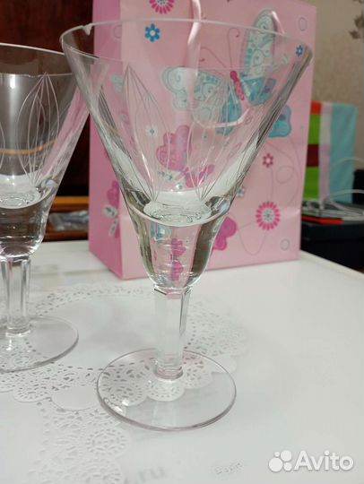 Хрустальные бокалы Богемия