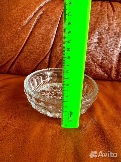 Хрюстальные кофетницы СССР