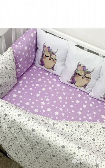 Комплект в кроватку для новорожденных