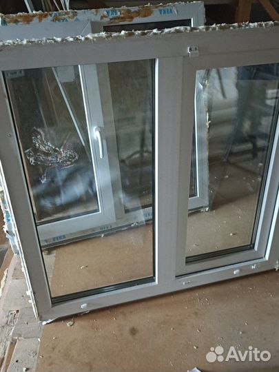 Окна пластиковые бу 2 шт