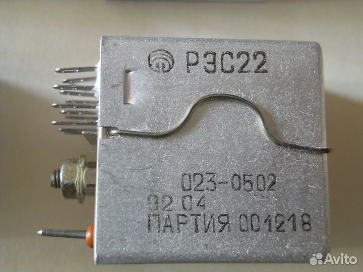 Реле СССР для схем усилителей низкой частоты