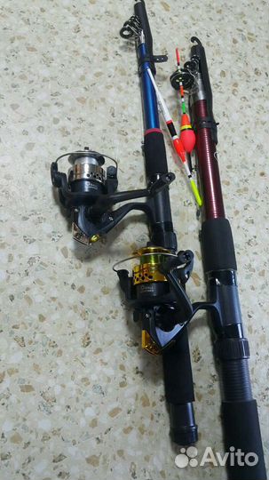 Новые удочки в сборе