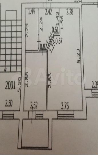 1-к. квартира, 32 м², 2/5 эт.