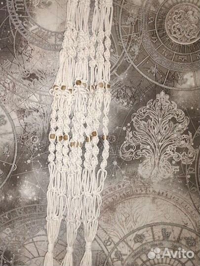 Кашпо подвесное макраме