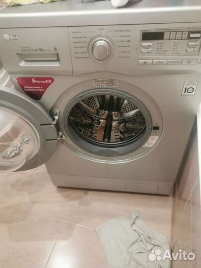Стиральная машина бу lg 6 кг
