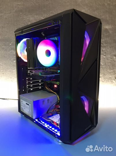 Игровой PC IntelXeon E5-2689/SSD/16Gb/RX570 8Gb