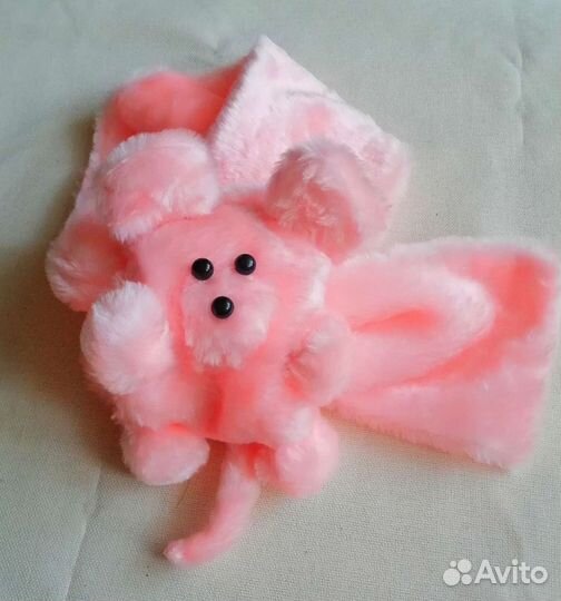 Детские меховые шарфики 