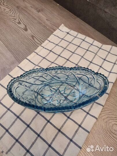 Ваза/ладья голубая