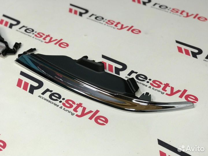 Ресницы фар Toyota Camry 55 14-17г Хром T1995