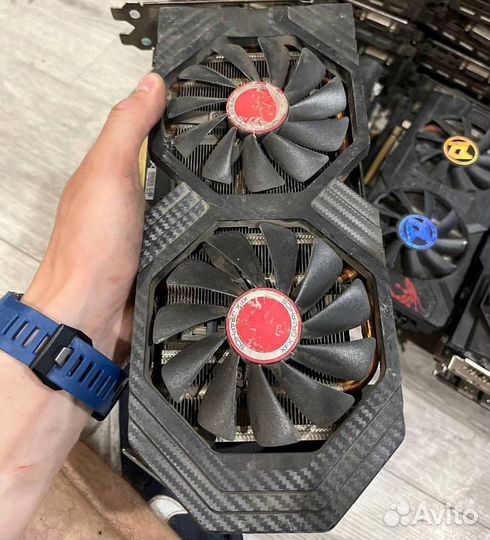 Видеокарты не рабочие Amd RX 470/570/583