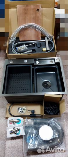 Многофункциональная нано-раковина для кухни