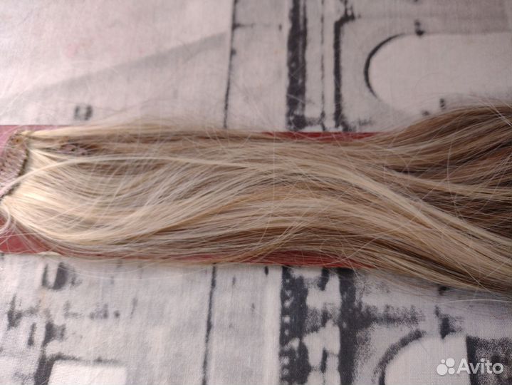 Накладные волосы на заколках